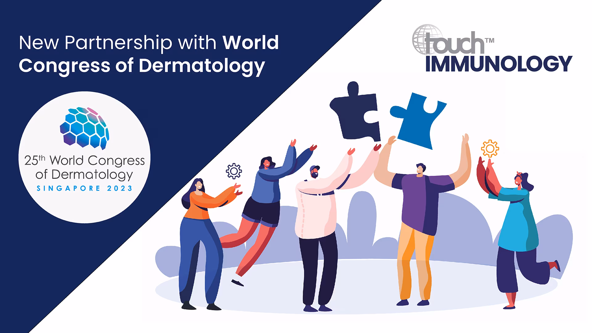 NEW Partnership with World Congress of Dermatology (WCD) touchCORPORATE