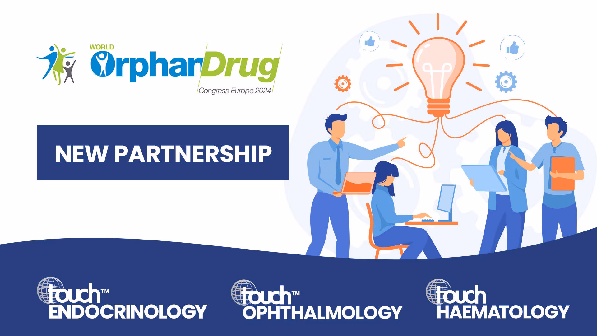 NEW Partnership with World Orphan Drug Congress touchCORPORATE